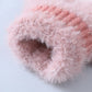 Plush Women’s Fingerless Mittens - Minky Foldover, Winter