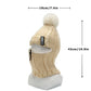 Women's Warm Knitted Balaclava - Ribbed Cotton Blend