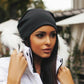 Plush Cozy Womens Beanie - Slouch Back, Cotton Blend, Winter