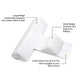 Flexible Anti-Roll Baby Pillow - Comfort-Grip Side Sleep Positioner for Newborns