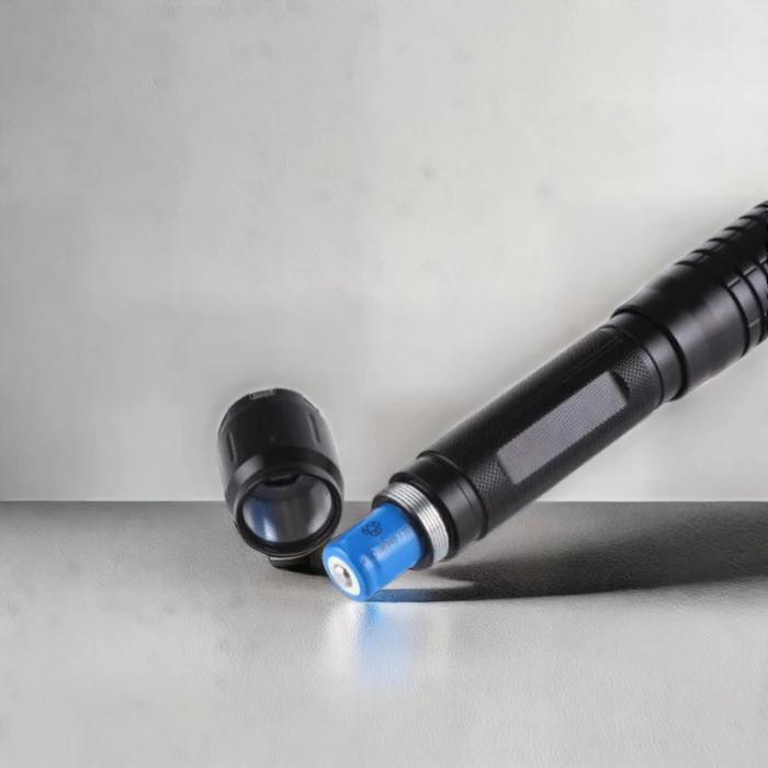 Laser Blue Torch 450Nm Tactical Flashlight Survival Gear