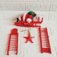 Santa Climbing Ornament With LED Lights Animated Christmas Decor 2025 Tree Or Wall Display