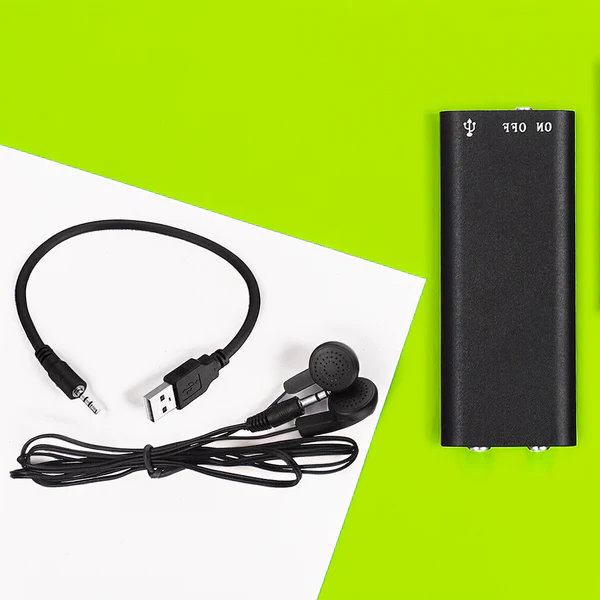 Voice2025 Edition Activated Recorder - Mini Hidden Dictation Device With 32GB Storage And Long Battery Life For Meetings Fall