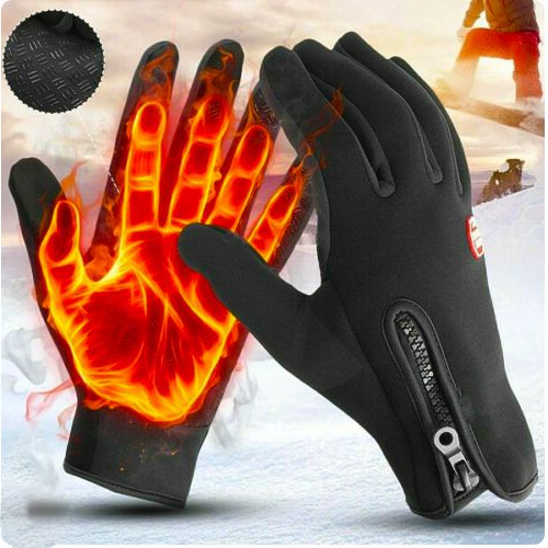 Thermal2025 Edition Gloves Fleece Lined Cycling Ski Gloves Fall
