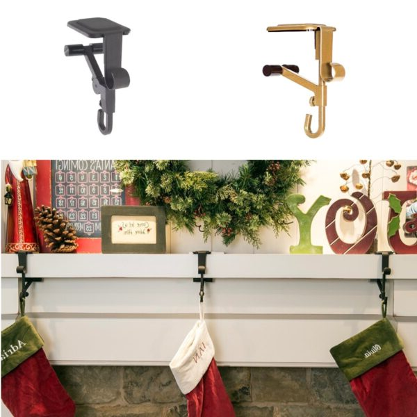 Hangers Stocking Heavy Duty 2in1 Garland And Mantel Decor Holiday 2025 No Slip 20 Lb Capacity