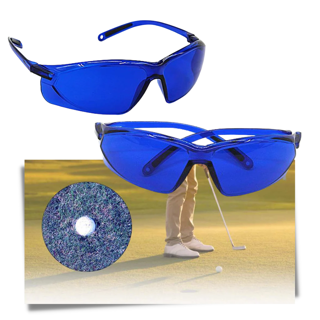 Ball Golf Finding Glasses Blue Lenses Unisex Golf Eyewear UV Protection Fall 2025 Trend