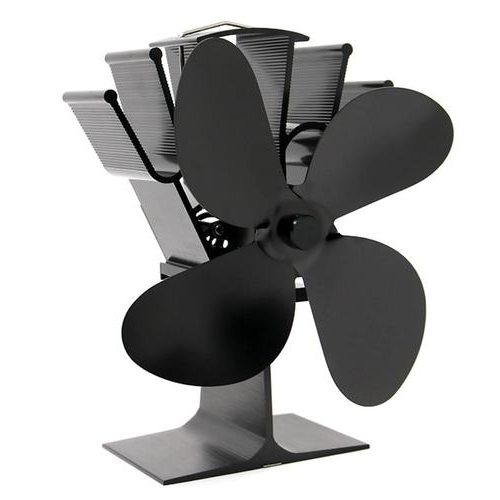 Heat Powered Fireplace Fan No Electricity Needed Enhances Heat Circulation Fall 2026 Energy Saver