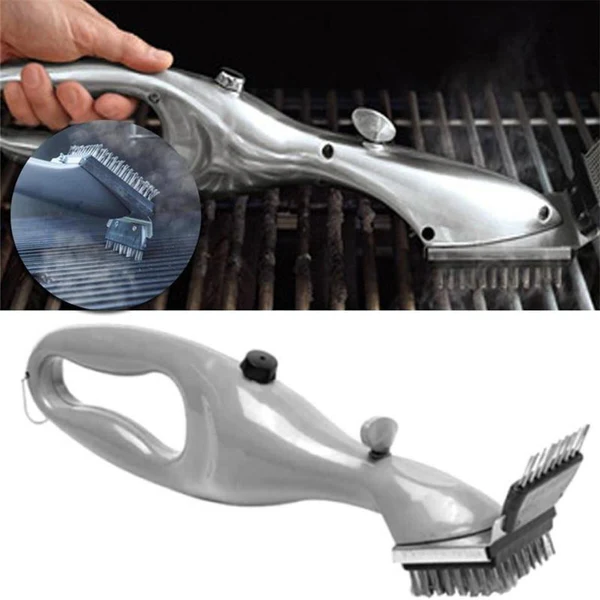 BBQ Steam Cleaning Brush Grill Cleaning Device Summer Grilling 2025 Chemical Free Steam Sanitizes Grates
