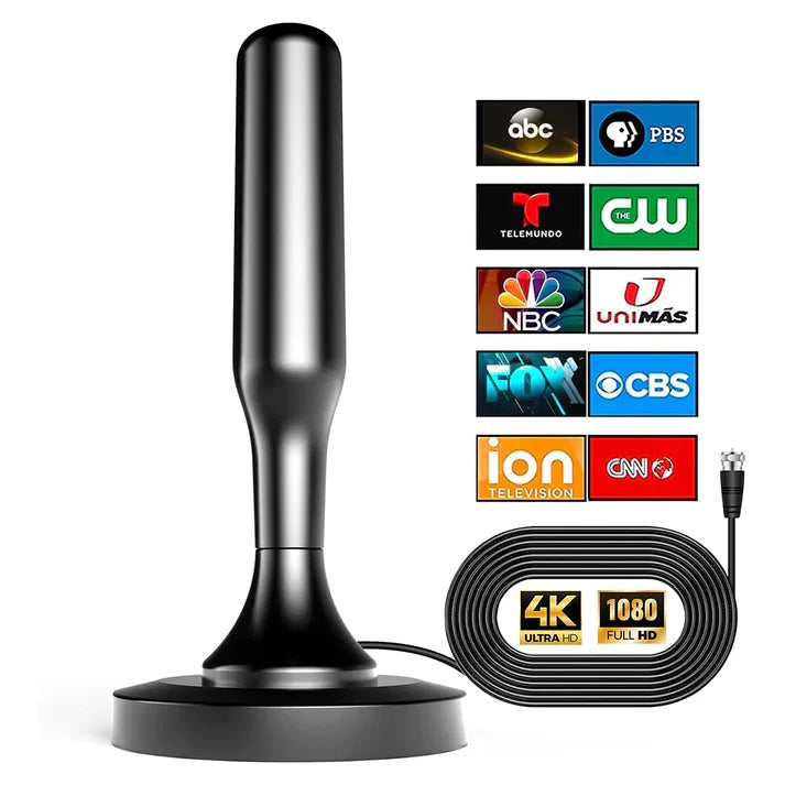 Antenna HDTV Magnetic 4K Digital TV Receiver Holiday Gift Idea for Free Local Channels