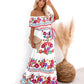 Maxi Boho Beach Dress for Women with Unique Print and Fluid Silhouette, Lightweight Fabric for Summer Outings and Events-5