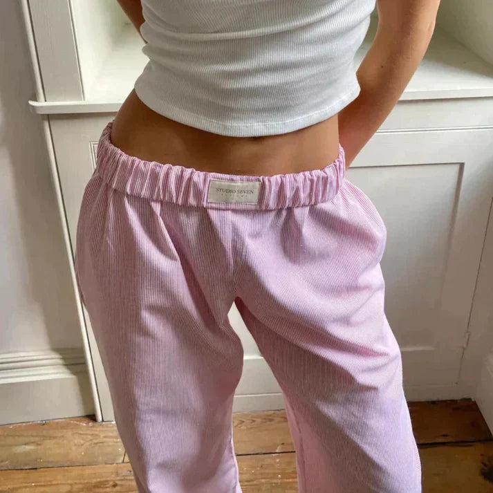 Flowing Linen Pants for Women - Elegant Summer Style, Cozy Fit, Casual Chic Trousers