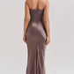 Strapless Corset Maxi Dress for Women, Elegant Long Dress with Tailored Fit for Formal Occasions-2