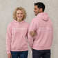 Unisex Warm Hoodie - Graphic Front-Pocket Hoodie With Back Print, Fleece-Lined, Casual Wear