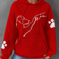 Womens Warm Hoodie - Relaxed Oversized Waffle Knit Casual