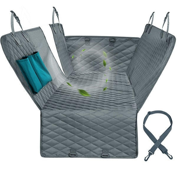 Car Seat Hammock Cover, Water-Resistant Non Slip Backseat Protector With Pockets, Free Safety Belt, Fall 2025 Travel
