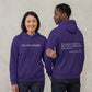 Unisex Warm Hoodie - Graphic Front-Pocket Hoodie With Back Print, Fleece-Lined, Casual Wear