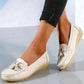 Variant image for Women's Orthopedic Moccasins, Breathable PU Leather Ladies Moccasin Shoes for Comfort and Support-45