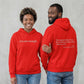 Unisex Warm Hoodie - Graphic Front-Pocket Hoodie With Back Print, Fleece-Lined, Casual Wear