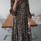Stylish Leopard Print Summer Dress for Women, Elegant Plus Size Dresses M to 2XL, Comfortable High-Quality Fabric-1