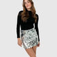 High Waist Black Sequin Mini Skirt for Women, Elegant Design with Comfortable Lining, Flattering Fit, Versatile Style-4