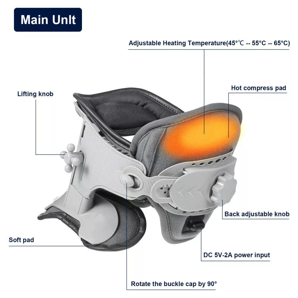 Airbag Heat Therapy Decompression, Fall 2025 Pain Relief – Neck Traction Device
