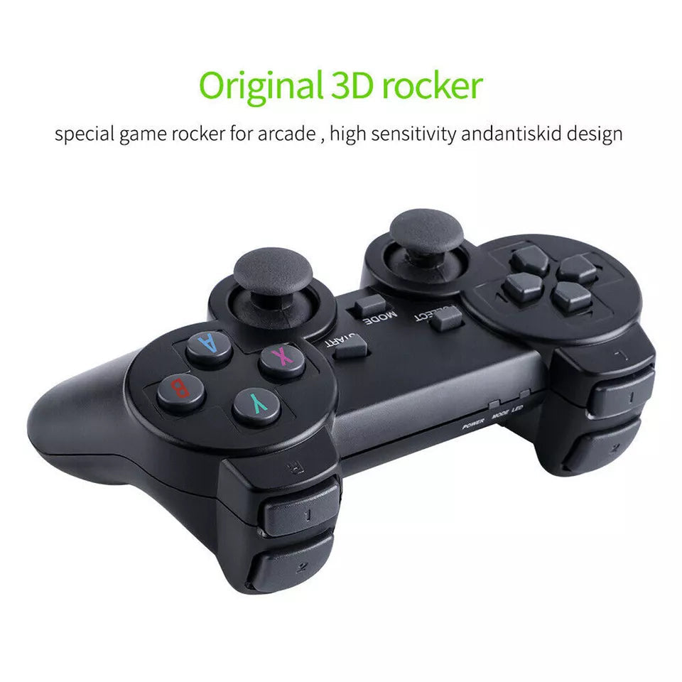 TikTok Viral Fall 2025, 20,000+ Games, Comes with 2 Cordless Controllers – 4K TV Game Stick 64GB Retro Gaming Console