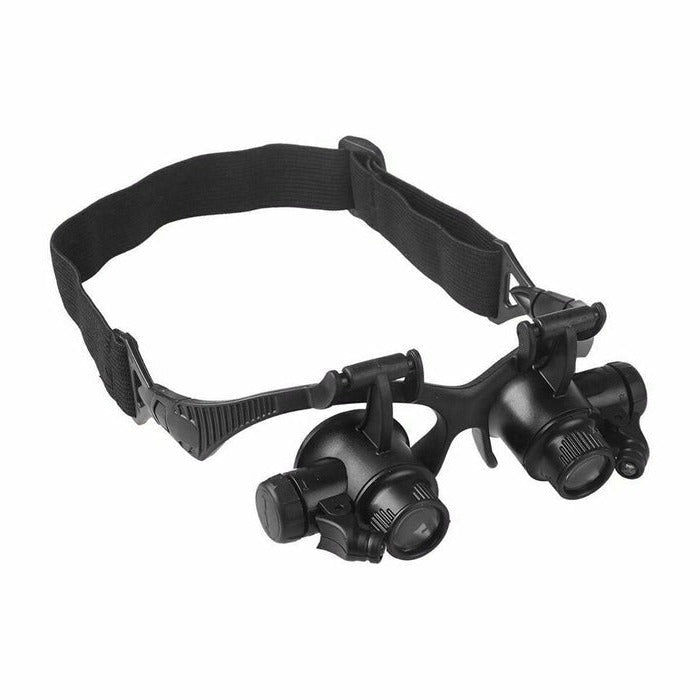 Glasses Magnifying With LED Headband Magnifier TikTok Viral Fall 2025 Gift Shadow Free Detail Work