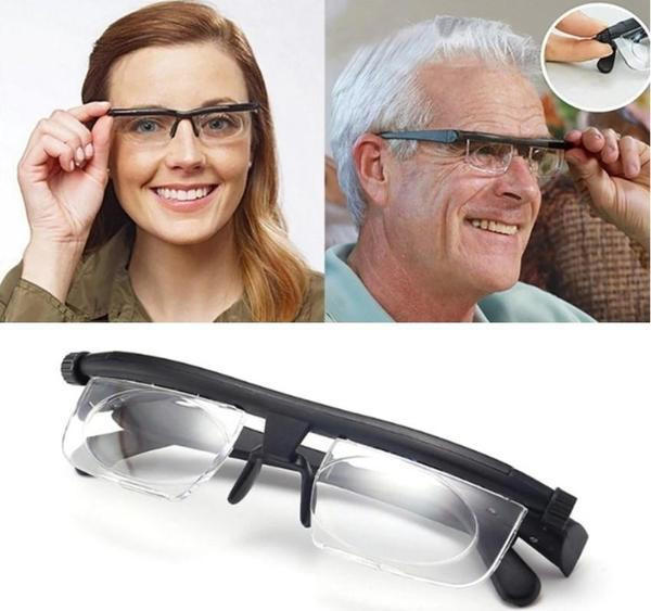 Flexible Glasses with Knob Mechanism - Unisex Vision Aid, Scratch-Resistant Sturdy Frame, Back To School 2026 Gift