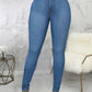 High Waist Skinny Stretch Jeans for Women, Comfortable Fit, Versatile Blue, Black, Grey, Sizes XS-XL-1