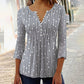 Elegant Women's V-Neck White Blouse, Lightweight and Comfortable Spring Top for Casual or Formal Occasions-4