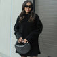 Plush Flattering Women’s Sweater Skirt Kit - Pullover Crewneck, Knit High-Waist A-Line Mini Skirt For Fall