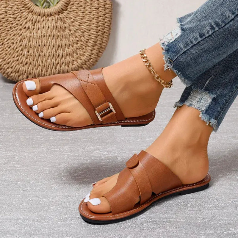 Comfortable Women���s Sandals with Adjustable Straps, Ergonomic Design, Anti-Hallux Valgus Support, Stylish and Durable-5