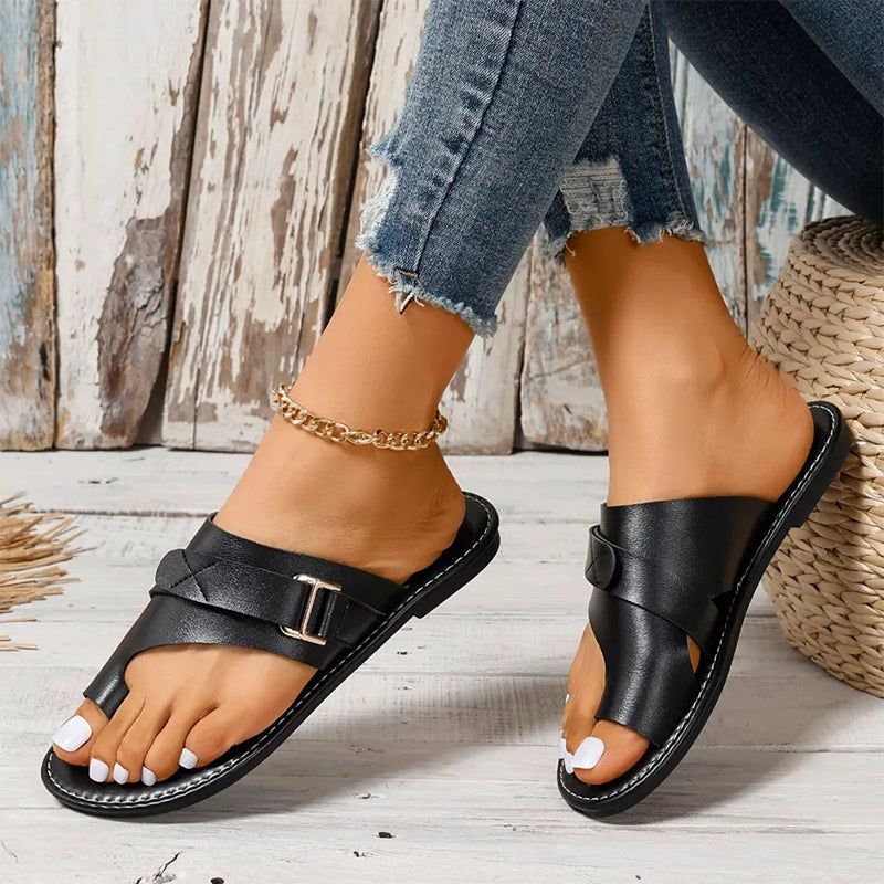 Comfortable Women���s Sandals with Adjustable Straps, Ergonomic Design, Anti-Hallux Valgus Support, Stylish and Durable-2