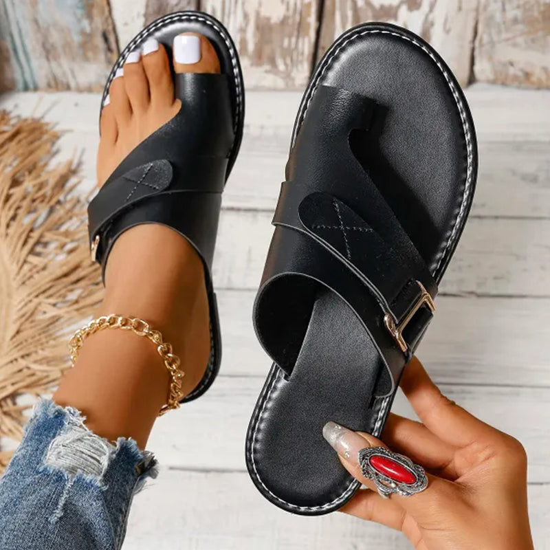 Comfortable Women���s Sandals with Adjustable Straps, Ergonomic Design, Anti-Hallux Valgus Support, Stylish and Durable-1