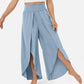 High-Waisted Palazzo Pants for Women, Comfortable Wide-Leg Trousers, Lightweight Summer Fashion-4
