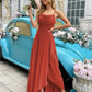 Variant image for Elegant Women's Long Chiffon Dress, Fit and Flare Design, Versatile Summer and Wedding Guest Dresses-6