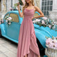 Elegant Women's Long Chiffon Dress, Fit and Flare Design, Versatile Summer and Wedding Guest Dresses-1