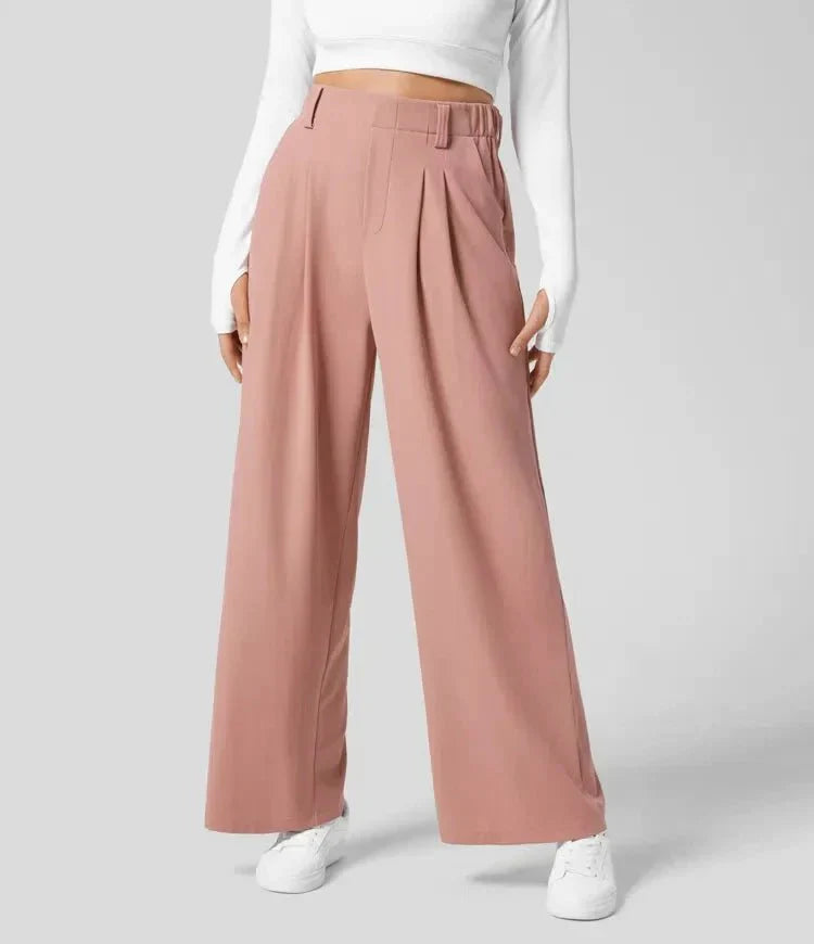 Variant image for Women's Linen Pants - Ultra Comfort Trousers with Flattering Fit, Soft Fabric for Casual and Formal Wear-1