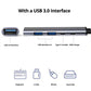 USB C Hub 6 In 1 Multiport Adapter Travel-Friendly 60W PD Plus