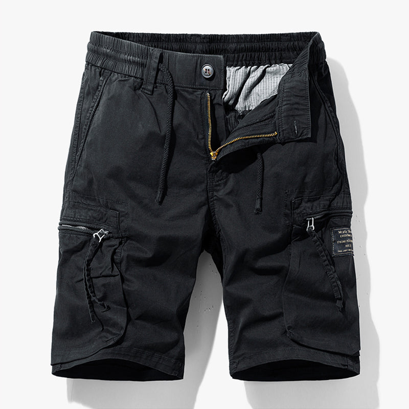 Variant image for Men's Cargo Shorts with Pockets, Comfortable Cotton-Elasthan Blend for Outdoor Adventures, EU Standard Sizes-8
