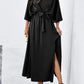 Variant image for Elegant V-Neck Summer Dress for Women - Perfect Wedding Guest or Formal Event Attire, Knee-Length, Comfortable Fit-13