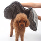 Dog Towel Wrap With Hand Pockets Fast Dry Microfiber For Pets Plush Absorbent Bath Wrap Fall 2025 Cozy Gift