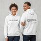 Unisex Warm Hoodie - Graphic Front-Pocket Hoodie With Back Print, Fleece-Lined, Casual Wear