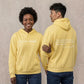 Unisex Warm Hoodie - Graphic Front-Pocket Hoodie With Back Print, Fleece-Lined, Casual Wear